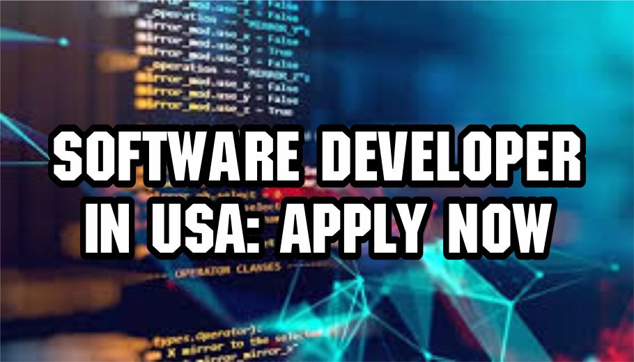 Apply Now: Software Developer in USA Salary: $160,000